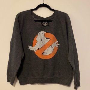 Dark gray Ghostbusters sweatshirt